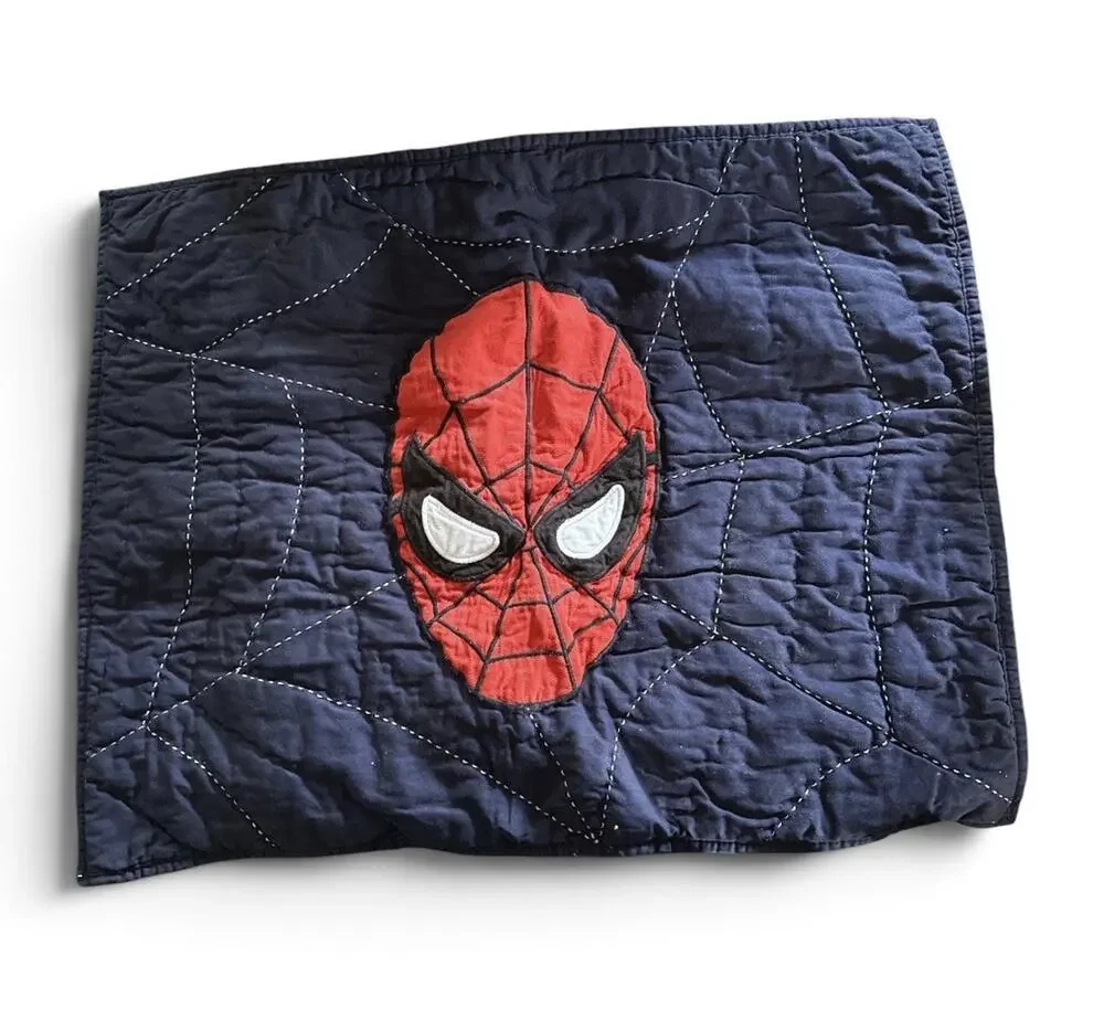 Vintage Spider-Man Pottery Barn Kids Pillow Sham 100% Cotton